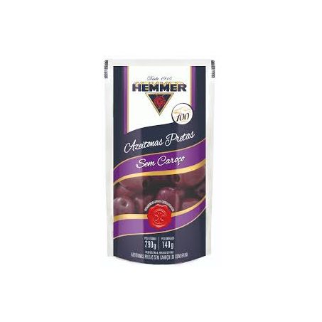 Azeitona hemmer preta s/caroco sh 140g