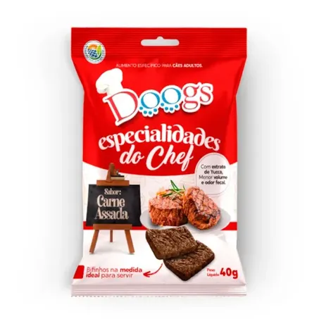 Bifinho Caes Doogs Especialidades 40g Carne Assada