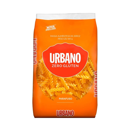 MASSA DE ARROZ URBANO ZERO GLÚTEN PARAFUSO 500G