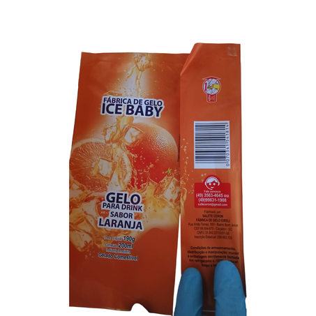 Gelo drink laranja ice baby 190g