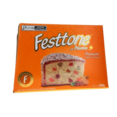 Panettone de Páscoa Festtone Frutas Cristalizadas e Damasco 400G 360-35
