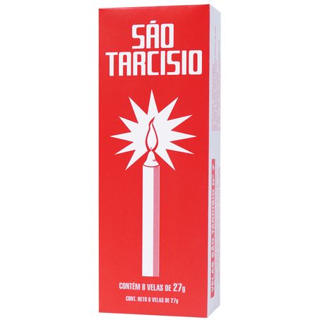 VELA SAO TARCISIO Nº7 BRANCA 8X27G