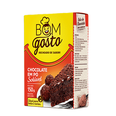 Chocolate em po bom gosto cx 150g