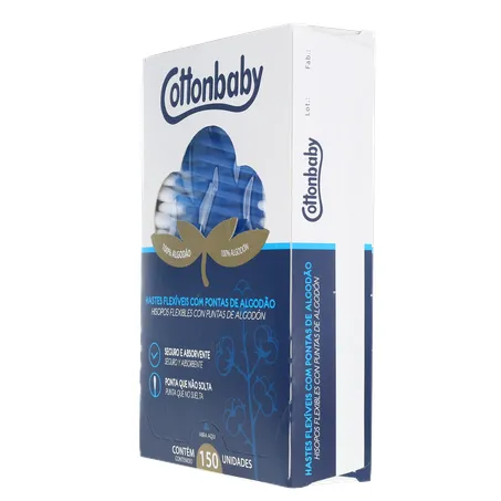HASTE FLEXÍVEL COTTONBABY CX 150UN 360-6