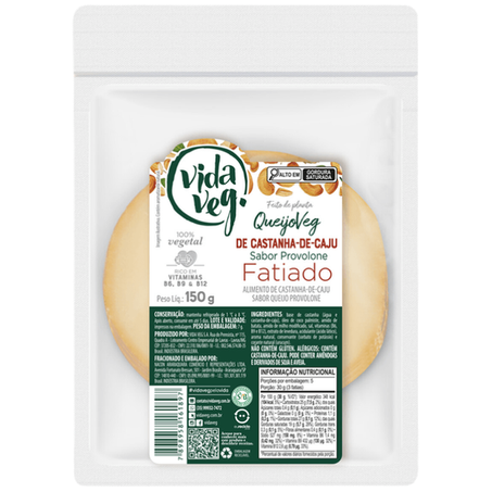 QUEIJ VIDA VEG DE CASTANH CAJU 150G PROV FAT