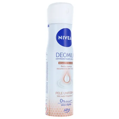 Desodorante aerosol nivea feminino deomilk beauty elixir 150ml 360-33