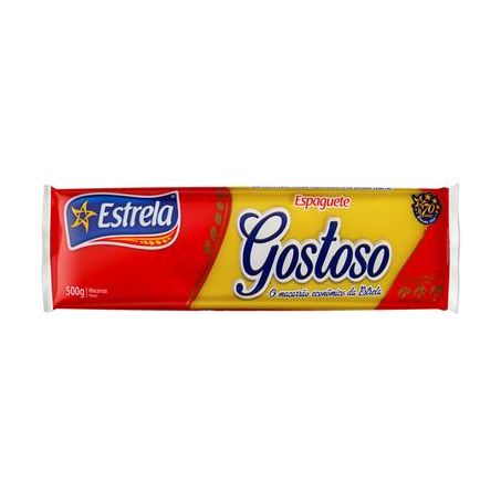 Macarrão Estrela Gostoso Espaguete 500G