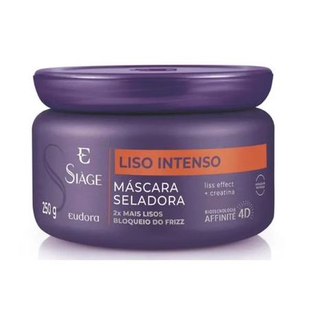 Mascara seladora siage eudora liso intenso 250ml