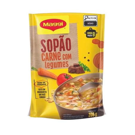 Sopão maggi carne 200g