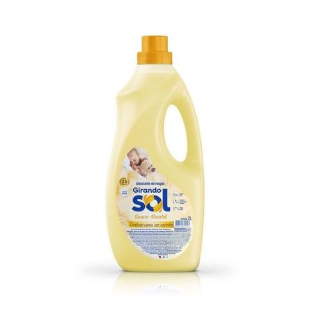 Amaciante Girando Sol Amarelo Embalagem 2LT