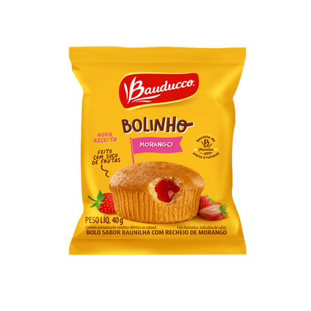 BOLINHO BAUDUCCO MORANGO 40G*