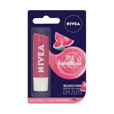 PROT LABIAL NIVEA SHINE 4,8G MELANCIA