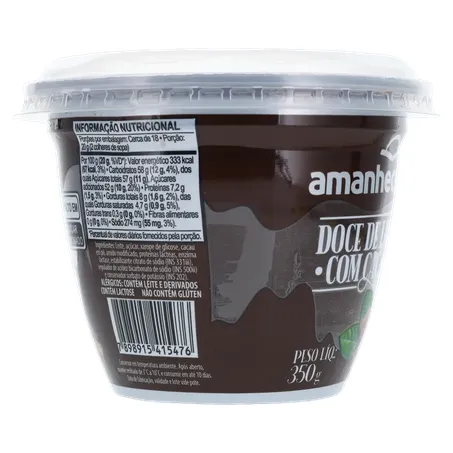 Doce de Leite com Cacau Amanhecer Pote 350gr 360-30