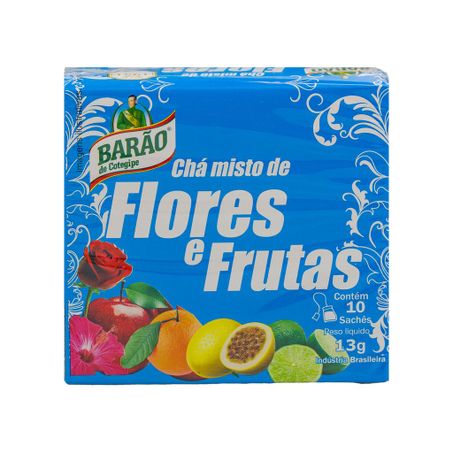 CHA FLORES E FRUTAS 10G BARÃO