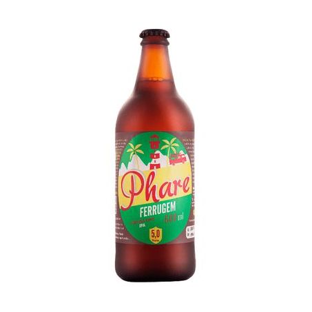 CERVEJA PHARE 600ML IPA PRAIA FERRUGEM 