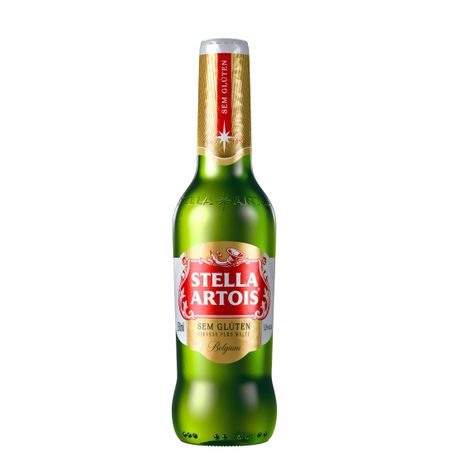 Cerveja stella artois s/ gluten long neck 330ml