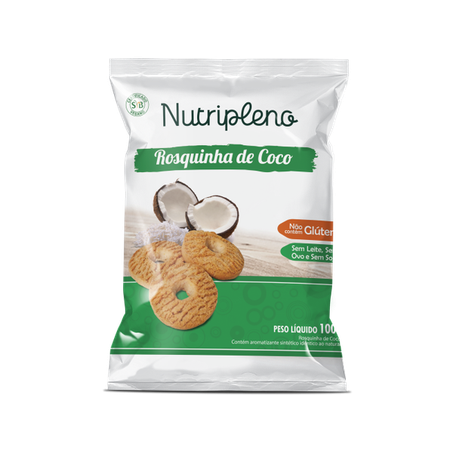 ROSQUINHA COCO 100G -NUTRIPLENO