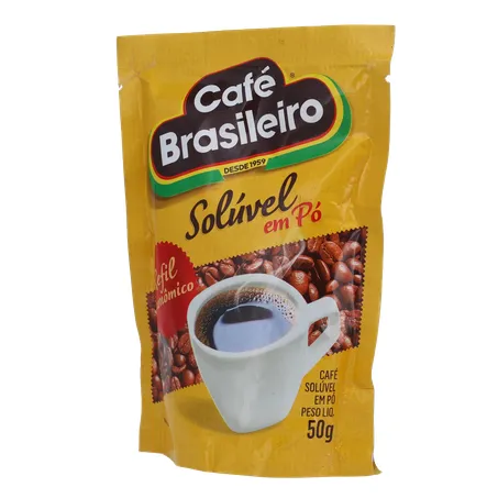 Café brasileiro solúvel sachê 50g 360-3