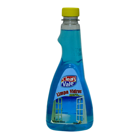 Limpa vidros clean vale 500ml refil