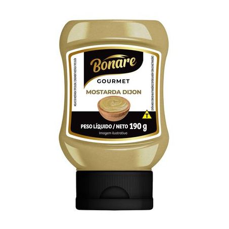 MOSTARDA BONARE GOURMET DIJON TOP DOWN 190G