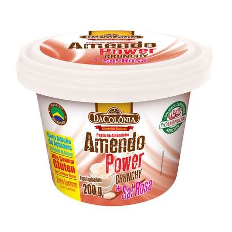 PASTA DE AMENDOIM DA COLONIA AMENDOPOWER SAL ROSA