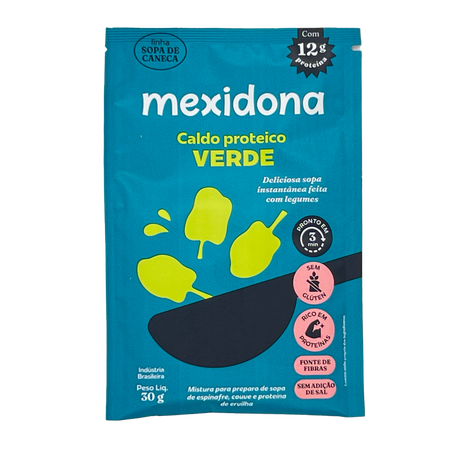 Caldo Proteico Verde Mexidona 30g 