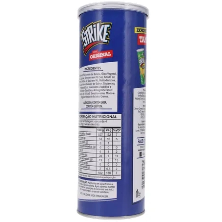 SALGADINHO BATATA STRIKE ORIGINAL POTE 90G 360-17