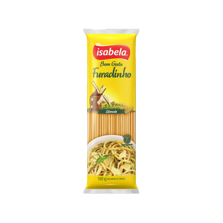 Massa isabela semola furadinho 400g