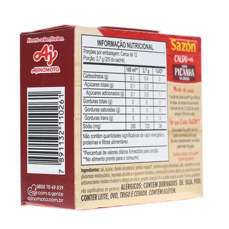 CALDO SAZON PÓ PICANHA 32,5G 360-13