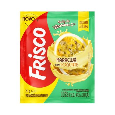 Refresco frisco maracuja/iogurte 25 g