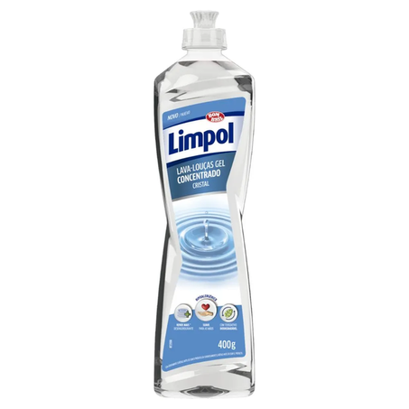 LAVA LOUÇAS LIMPOL GEL CRISTAL 400G CONCENTRADO