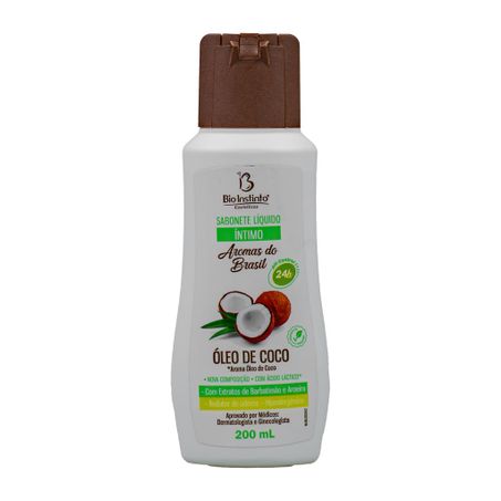 SABONETE LIQUIDO ÓLEO DE COCO 200ML BIO INSTINTO