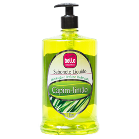 SABONETE LÍQUIDO BELLO CAPIM LIMÃO 1L PUMP