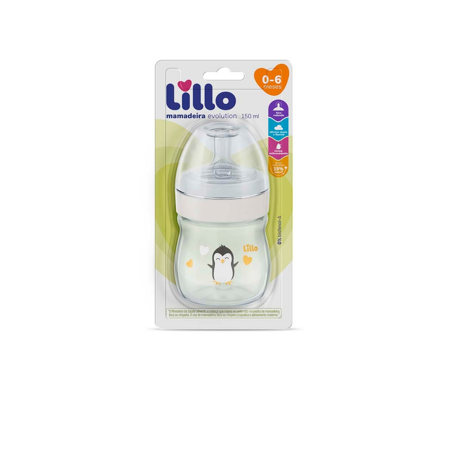 Mamadeira evolution sil primeiros passos neutra lillo 150ml