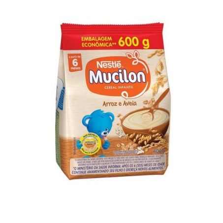 MUCILON ARROZ E AVEIA SACHET 600G
