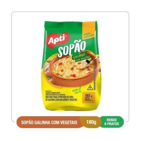 Sopao apti 180gr galinha c/ vegetais