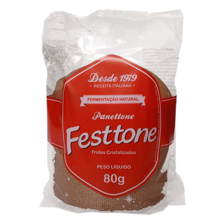 Panettone Festtone 80g Sache Mini Frutas