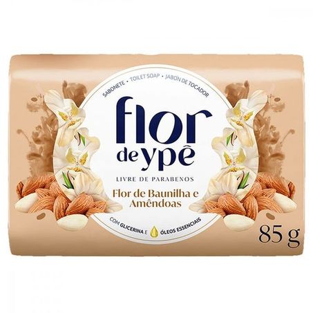 Sabonete Flor De Ype 85g Flor Baunilha Amendoa