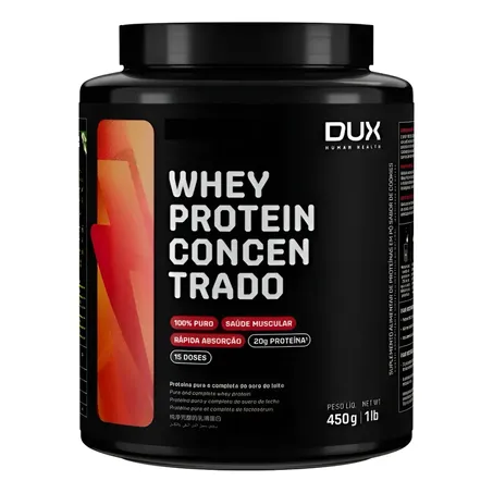 Whey Dux 450g Isolado Pote Coco