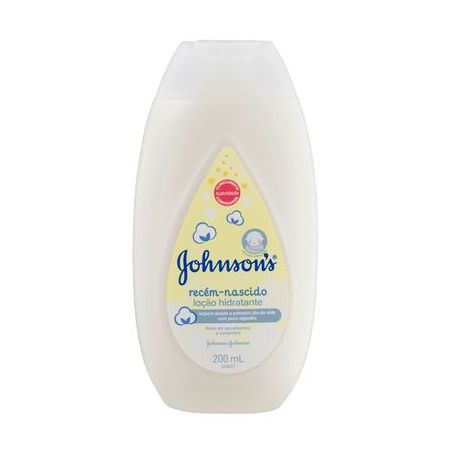 LOCAO HIDRAT J&J REC NASC 200ML