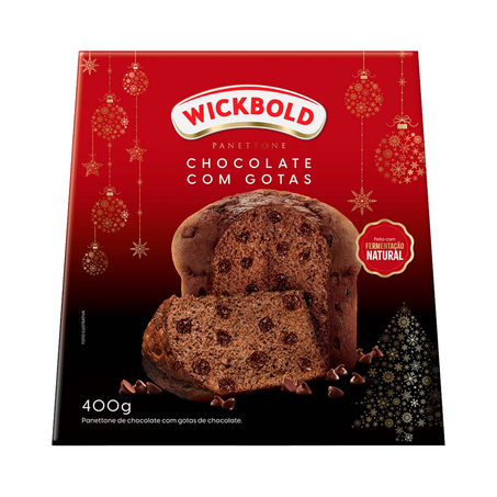 Panettone Wickbold Gotas Dark 400G