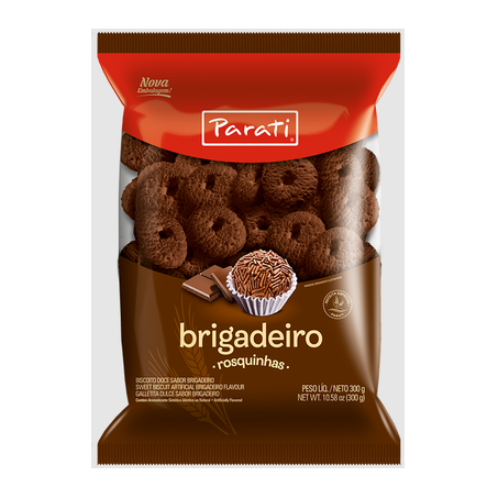 BISCOITO ROSCA BRIGADEIRO PARATI 250G
