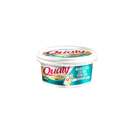 MANTEIGA QUALY POTE 200GR SEM SAL