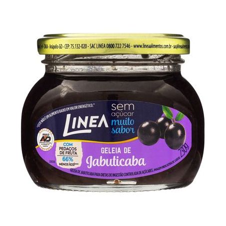Geléia Linea Jabuticaba Diet Zero Açúcar Embalagem 230G