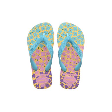 CHINELO HAVAIANAS INFANTIL FLORES LAVANDA 25/26