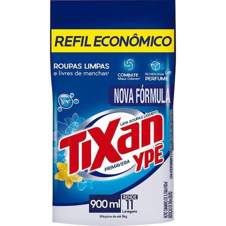 LAVA ROUPAS LIQ PRIMAVERA REF TIXAN YPE 900ML