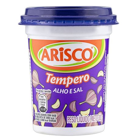 Tempero arisco alho e sal 300g