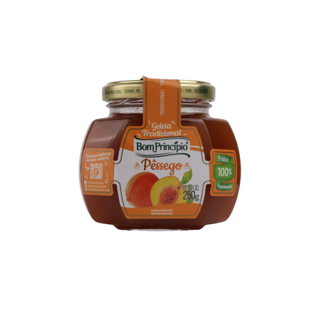 GELEIA TRADICIONAL DE PESSEGO 250G BOM PRINCIPIO 360-59