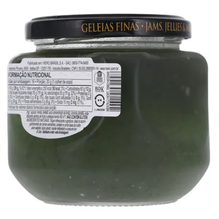 Geleia Agridoce Queensberry Menta com Hortelã Pote de Vidro 320gr 360-22