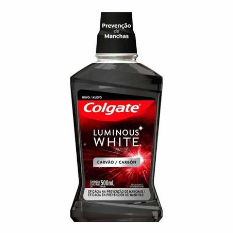 Enx Bucal Colgate 500ml Luminous White Carvao